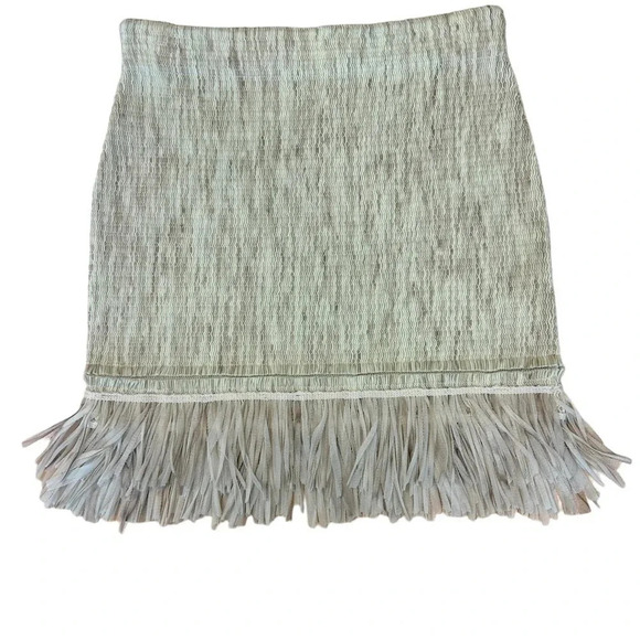 Club Monaco fringe mini skirt size small mint condition - Picture 1 of 7
